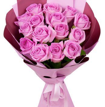 15 рожевих троянд 1299-15pinkrose фото