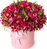 35 raspberry alstroemerias in a box