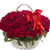 101 червона троянда в кошику 1109-redrosebasket фото