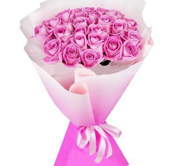 25 рожевих троянд 1164-25pinkrose фото