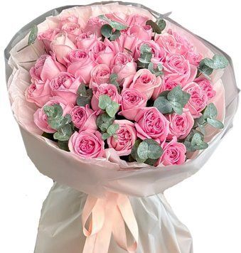 51 піоновидна рожева троянда Пінк Охара 1388-51pinkroze фото